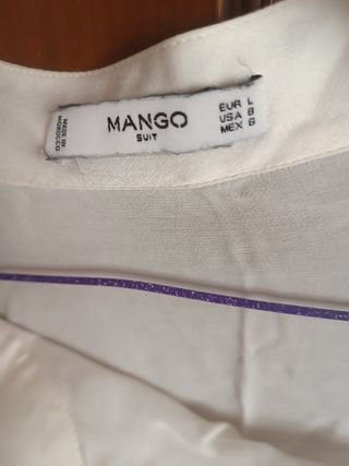 Blusa Mango blanca