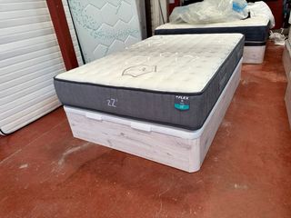 CANAPE Y COLCHON FLEX zZ3 POCKET WBx VISCO 135x200