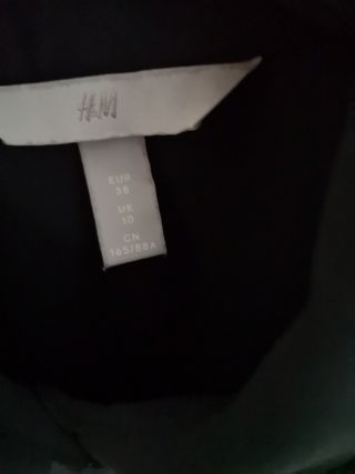 Brusa camisa negra H&M
