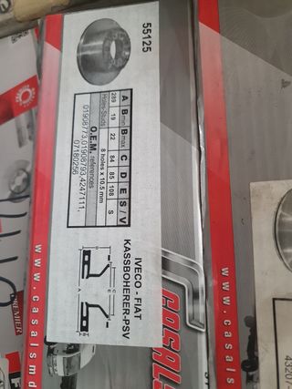 Disco freno CASAL 55125 Iveco
