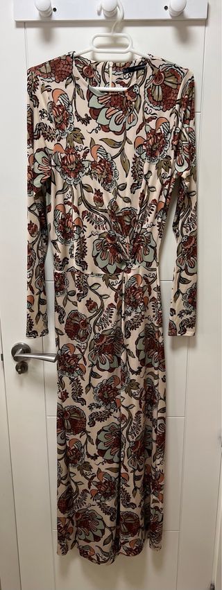 Vestido midi floral