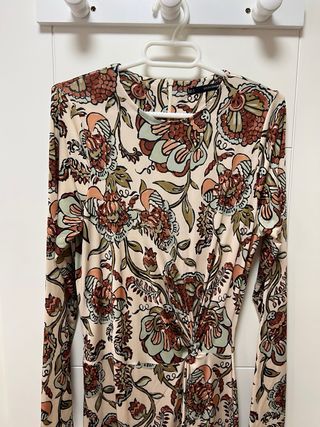 Vestido midi floral