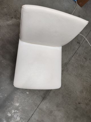 Vendo 4 Sedute Molteni in pelle bianca