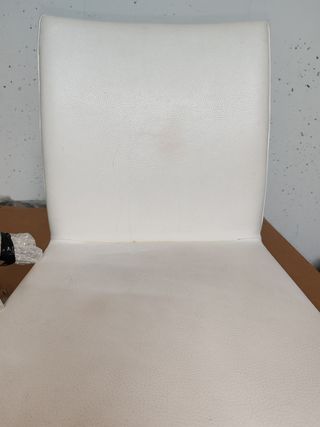 Vendo 4 Sedute Molteni in pelle bianca