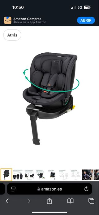 Silla Coche Giratoria 360º