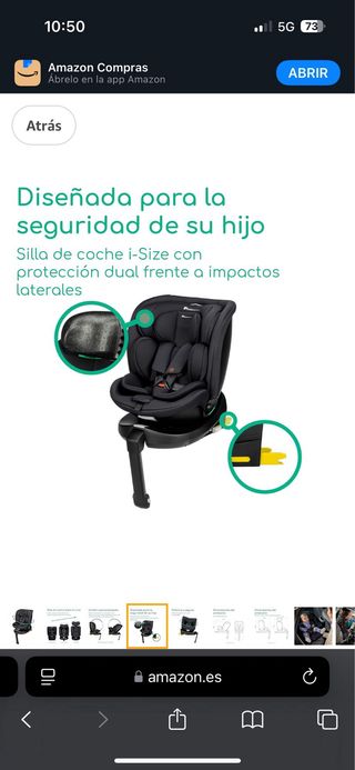 Silla Coche Giratoria 360º