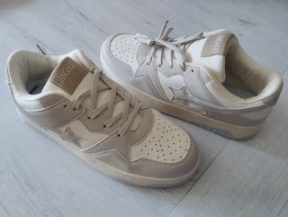 Zapatillas LIANGHuo beige/blancas