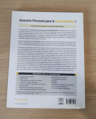 Libro Itinerario Personal para la Empleabilidad I