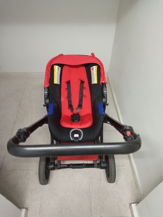 Carro bebé rojo - Plegable