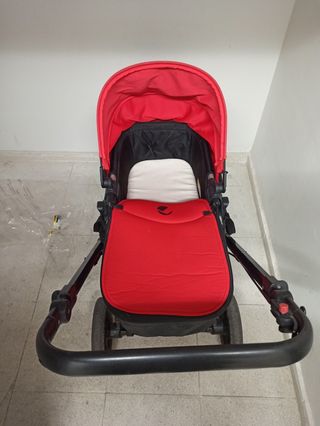 Carro bebé rojo - Plegable