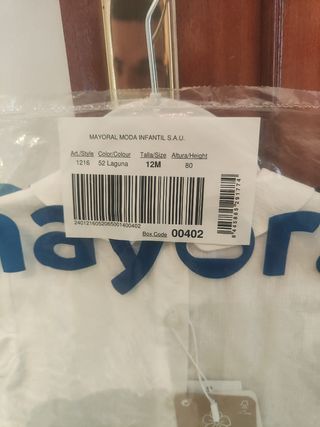 Conjunto bebé Mayoral 12M