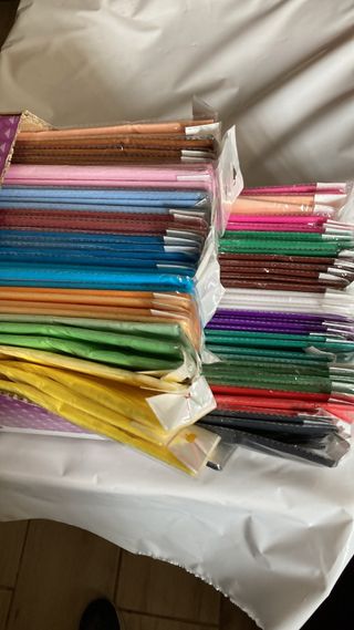 Papeles crepé Colores surtidos