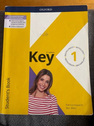 Key to Bachillerato 1. Student's Book. 2 Edition