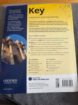 Key to Bachillerato 1. Student's Book. 2 Edition