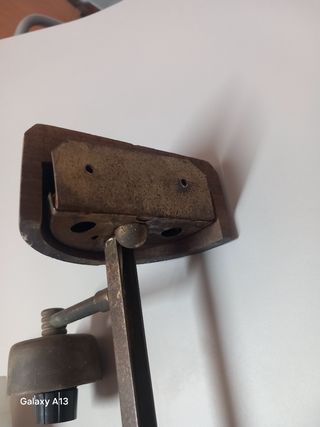 Applique vintage metallo legno
