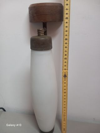 Applique vintage metallo legno
