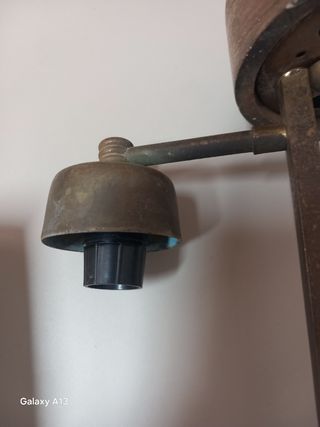 Applique vintage metallo legno