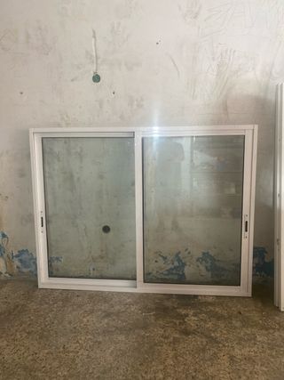 Ventana Corredera Blanca 2 Uds.