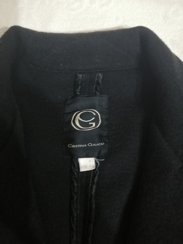 Cappotto nero Cristina Gavioli tg. S