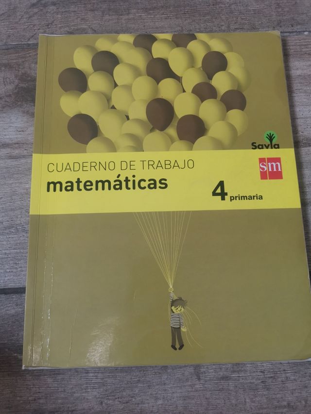 Cuaderno de matemáticas. 4 Primaria. Savia