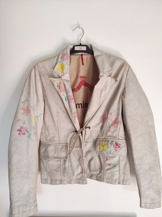 Cazadora Sominemi XS - Beige floral