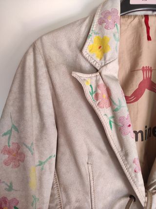 Cazadora Sominemi XS - Beige floral