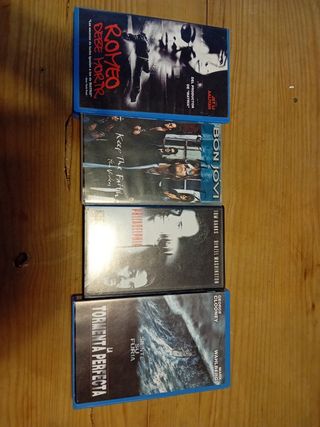 4 DVDs: Romeo Debe Morir, Bon Jovi, etc