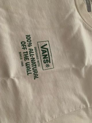 2  CAMISETAS VANS OF THE WALL TALLA S (SMALL)