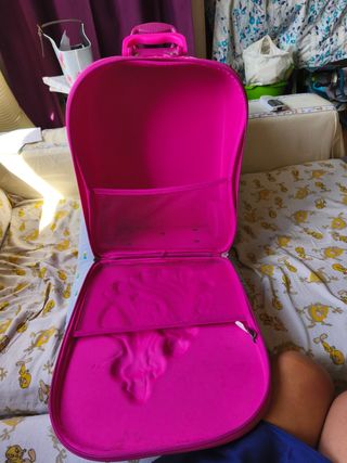Maleta infantil SnowQueen rosa