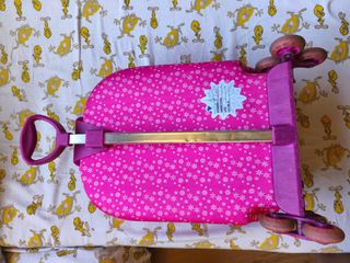 Maleta infantil SnowQueen rosa