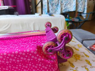 Maleta infantil SnowQueen rosa