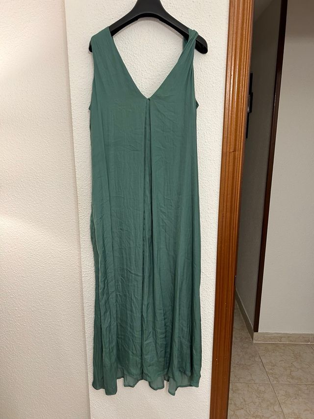 Vestido Oysho verde oliva - Talla L