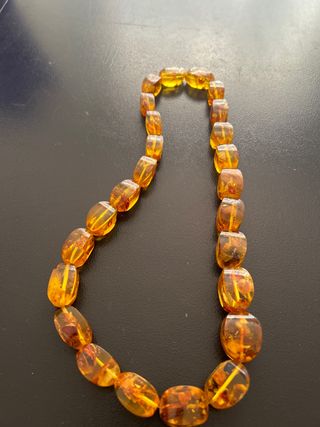 Antiguo collar de Ámbar de mar báltico 