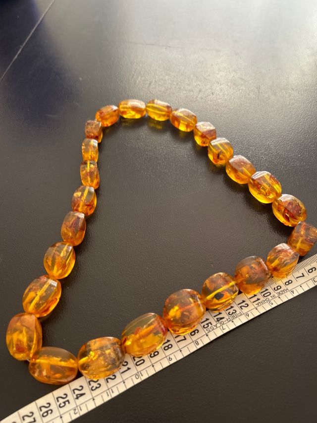 Antiguo collar de Ámbar de mar báltico 