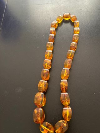 Antiguo collar de Ámbar de mar báltico 