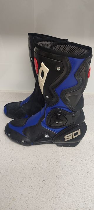 Botas Sidi mujer moto - Azul/Negro