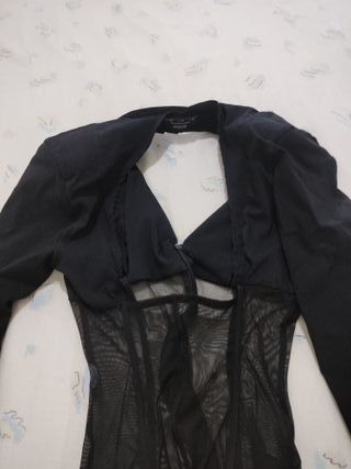 Conjunto negro - Top y falda