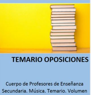Temario Oposiciones Música Secundaria