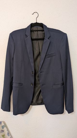 Traje azul hombre talla M