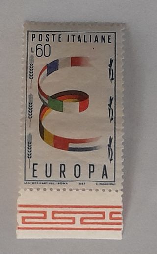 Francobolli Italia 1957 Europa