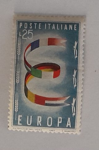 Francobolli Italia 1957 Europa