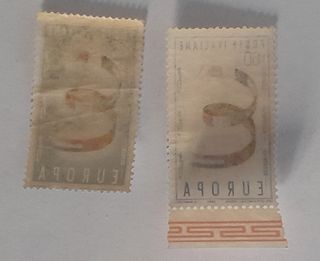 Francobolli Italia 1957 Europa