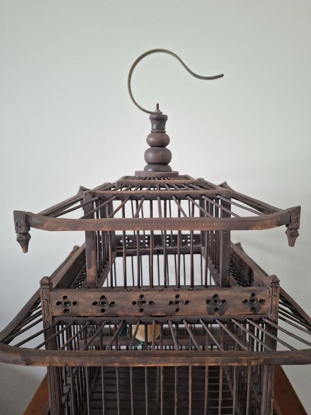 Jaula de Madera estilo Oriental