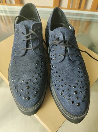 Zapatos azul marino mujer n.º 37