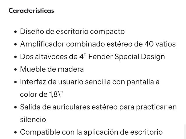 Amplificador Fender Mustang LT40s NUEVO