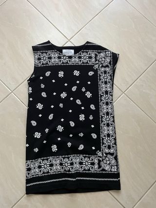 Vestito Gaëlle Paris nero e bianco