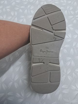 Zapatillas Pepe Jeans beige-plata venta en persona