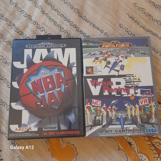 Sega Mega Drive: NBA Jam & Virtua Racing