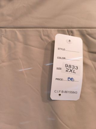 Leggins polipiel beige XL