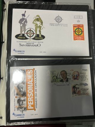 3 Clasificadores FDC-2 para Filatelia